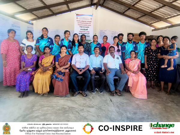 A workshop on Conflict Resolution and Analysis for the Co-existence Committee at Ariyalai East GN Division (J/90) in Nallur