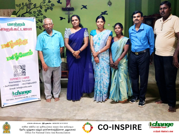 National Integration Officers from the Nallur and Jaffna Divisional Secretariats visited CCT's Jaffna office  for monitoring