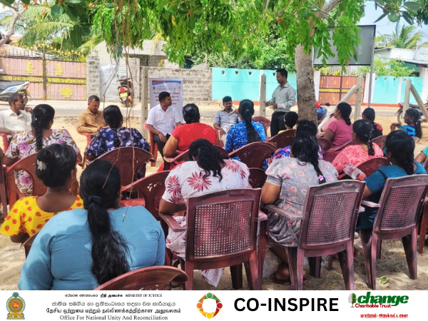 A project orientation meeting in the Chempiyanpattu North GN Division (J/426) within the Maruthankerny DS Division